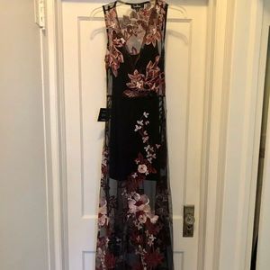 Lulus Work The Bloom Embroidered Dress